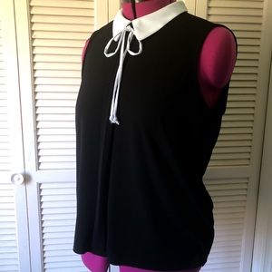 Elle collared tank top | size large
